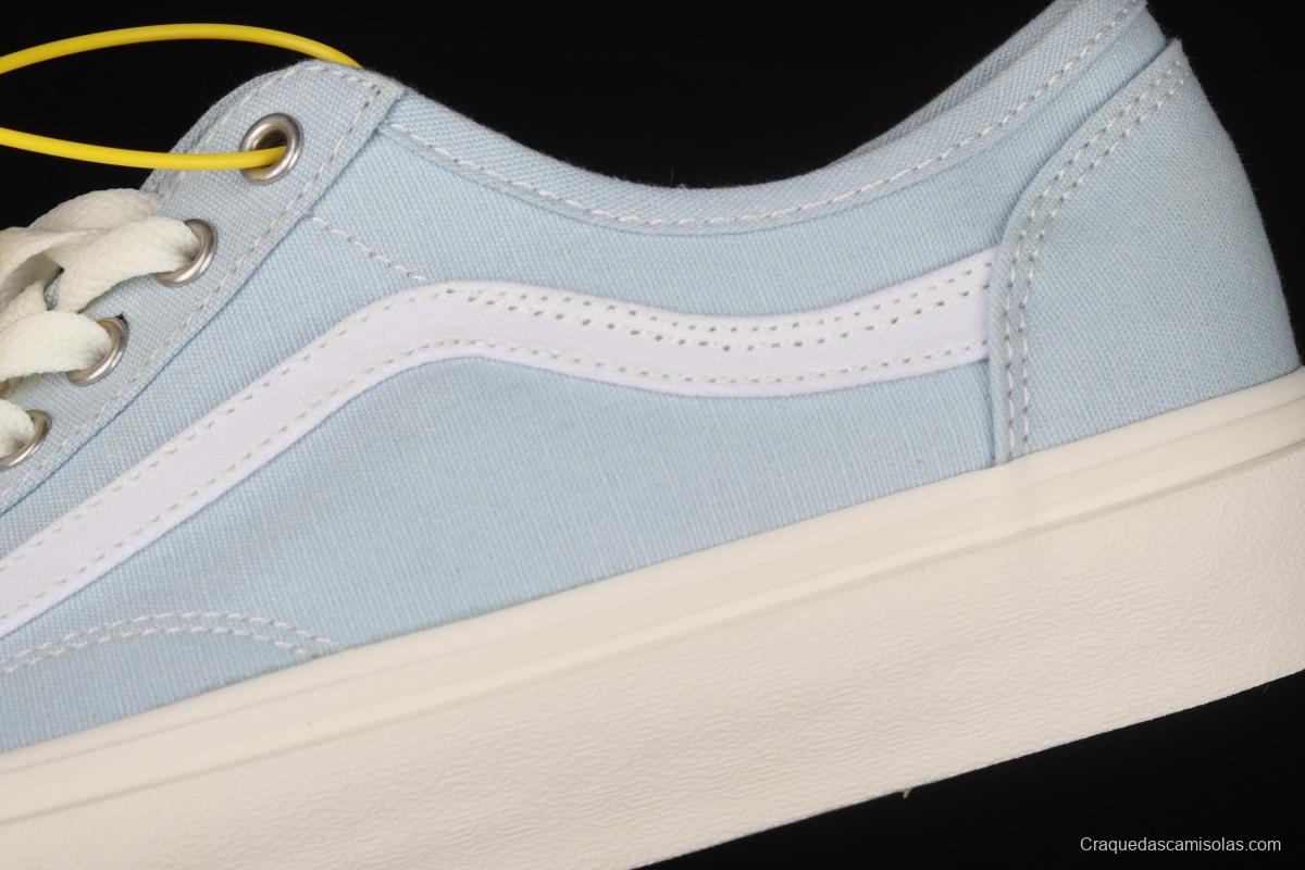 Vans Style 36 environmental protection series light blue low-top canvas casual shoes VN0A54F49FR