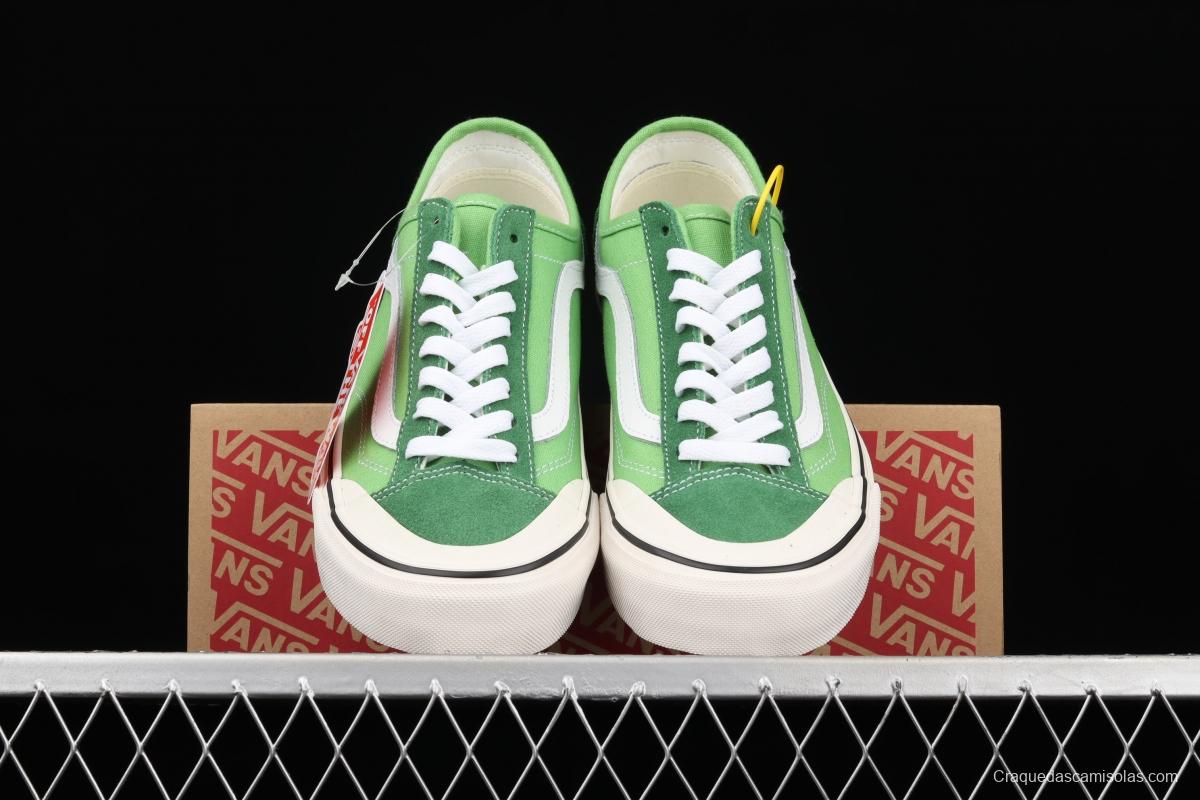 Vans Style 36 avocado green matching low-top sports shoes VN0A4UWI4SY