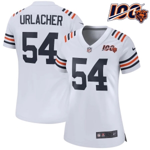 Women's Brian Urlacher White 2019 100th Season Alternate Classic Retired Player Limited Team Jersey