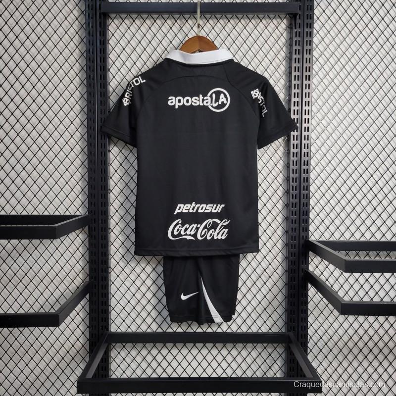 23-24 Kids Club Olimpia Away Black Jersey Size 16-28