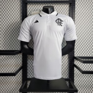 23-24 POLO Flamengo White Training Jersey