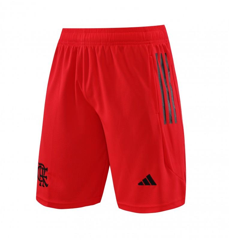 23/24 Flamengo White Short Sleeve Jersey+Shorts