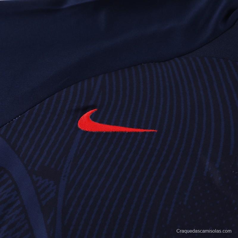 2024 Nike Navy Half Zipper Jacket+Pants