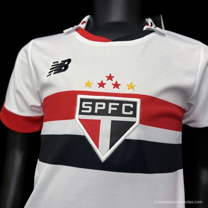 24/25 Kids Sao Paulo Home Jersey