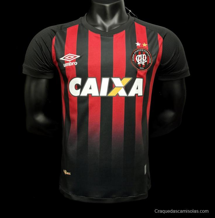 Retro 17/18 Athletico Paranaense Home Jersey